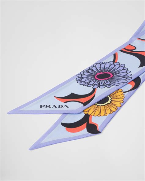 prada scarf womens|prada twill scarf.